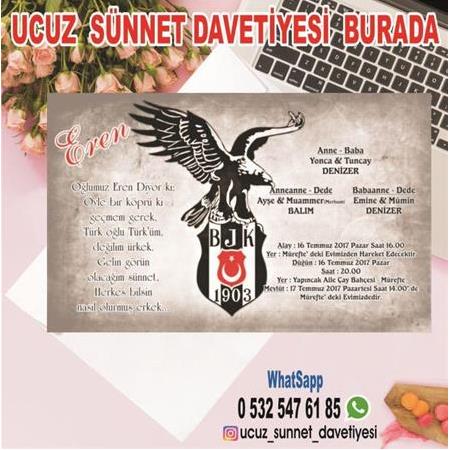 UCUZ SÜNNET DAVETİYESİ - A2 - BİLGİ ve SİPARİŞ İÇİN WHATSAPP : 0 532 547 61 85