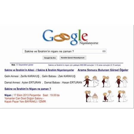GOOGLE ŞEKLİNDE DÜĞÜN DAVETİYESİ 500 ADET 150 TL - BİLGİ-NUMUNE İÇİN WHATSAAP EKLEYİN:0532 547 61 85