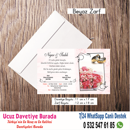 UCUZ DAVETİYE 500 ADET 150 TL - BİLGİ-NUMUNE-SİPARİŞ İÇİN WHATSAAP : 0532 547 61 85