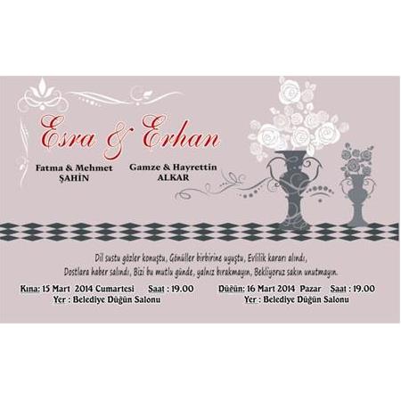 500 ADET DAVETİYE 150 TL - NO : 271 - BİLGİ-SİPARİŞ-NUMUNE İÇİN WHATSAAP EKLEYİN: 0532 547 61 85