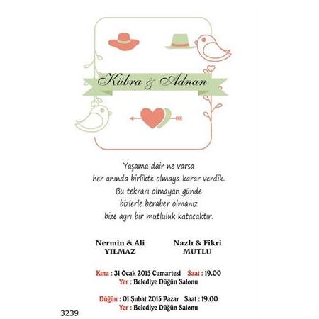 500 ADET DAVETİYE 150 TL - NO : 3239 - BİLGİ-SİPARİŞ-NUMUNE İÇİN WHATSAAP EKLEYİN: 0532 547 61 85
