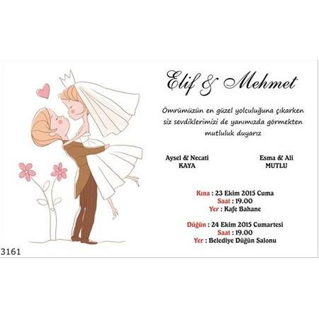 500 ADET DAVETİYE 150 TL - NO : 3161 - BİLGİ-SİPARİŞ-NUMUNE İÇİN WHATSAAP EKLEYİN: 0532 547 61 85