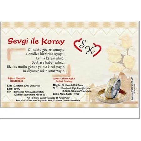 NO: 106 - UCUZ DAVETİYE - BİLGİ VE SİPARİŞ İÇİN WHATSAPP : 0 532 547 61 85
