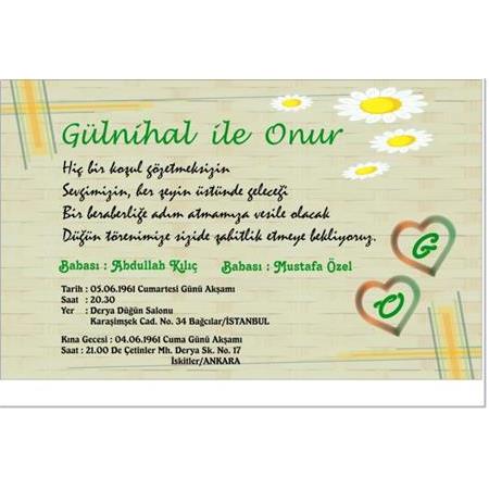 UCUZ DAVETİYE - NO: 128  - BİLGİ VE SİPARİŞ İÇİN WHATSAPP : 0 532 547 61 85