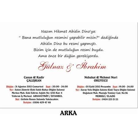 MUTLULUĞUN RESMİ DAVETİYE ARNAVUTKÖY 500 ADET 200 TL - BİLGİ-NUMUNE İÇİN WHATSAAP : 0532 547 61 85