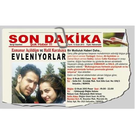 KONYA SELÇUKLU SON DAKİKA DAVETİYE 500 ADET 150 TL - NO: 231 - BİLGİ İÇİN WHATSAAP : 0532 547 61 85