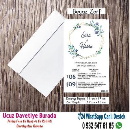 UCUZ DAVETİYE - NO : 1014 - BİLGİ VE SİPARİŞ İÇİN WHATSAPP : 0 532 547 61 85
