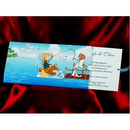 EZGİ UCUZ DAVETİYE NO: 583  - Whatsappdan adet ve fiyat sorunuz : 0532 547 61 85