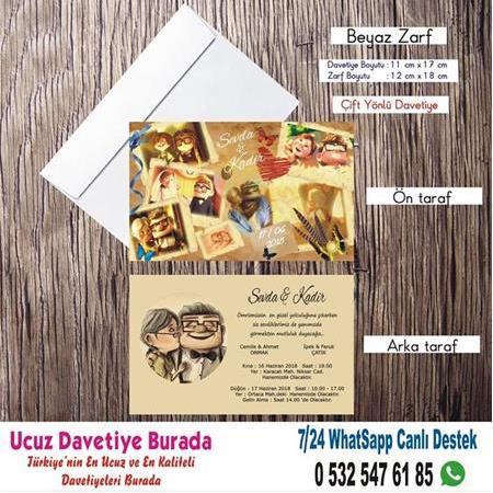 Yukarı Bak Ucuz Düğün Davetiyeler--10- WHATSAAP: 0 532 547 61 85