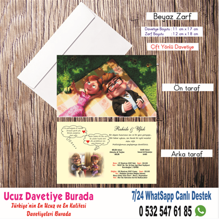 Yukarı Bak Ucuz Düğün Davetiyeler65- WHATSAAP: 0 532 547 61 85