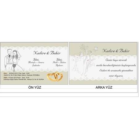 ÇİFT YÖN DAVETİYE 500 ADET 200 TL - NO: 405 - BİLGİ-NUMUNE-SİPARİŞ İÇİN WHATSAAP : 0532 547 61 85