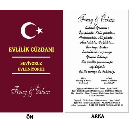 EVLİLİK CÜZDANI MERSİN SİLİFKE UCUZ DAVETİYE 500 ADET 200 TL - BİLGİ İÇİN WHATSAAP : 0532 547 61 85