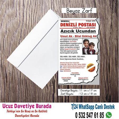 Azıcık Ucundan Sünnet Ucuz Düğün Davetiyeleri Burada -80- BİLGİ WHATSAAP : 0 532 547 61 85