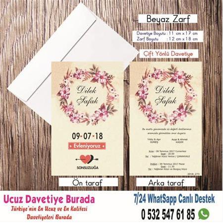 Vintage, Retro Ucuz Davetiyeler -3- WHATSAAP : 0 532 547 61 85