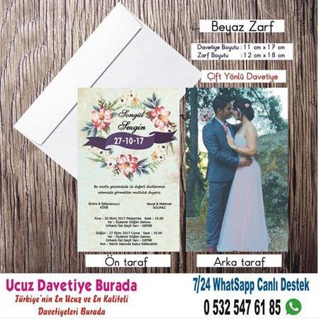 Vintage, Retro Ucuz Davetiyeler -10- WHATSAAP : 0 532 547 61 85