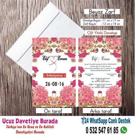 Vintage, Retro Ucuz Davetiyeler - -42- WHATSAAP : 0 532 547 61 85