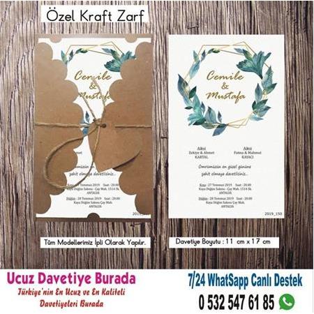 Vintage, Retro Ucuz Davetiyeler -5L1 BİLGİ ve FİYAT İÇİN WHATSAPP : 0 532 547 61 85