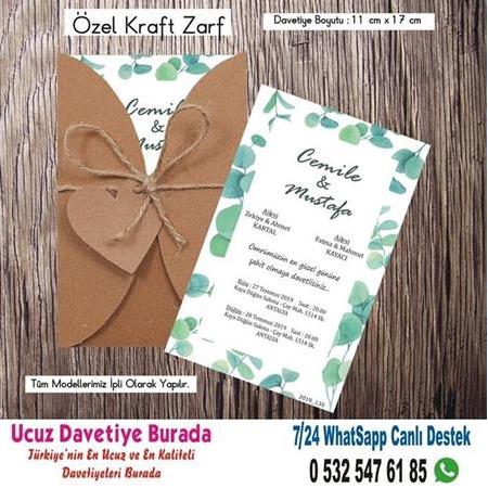 Vintage, Retro Ucuz Davetiyeler -1M BİLGİ ve FİYAT İÇİN WHATSAPP : 0 532 547 61 85