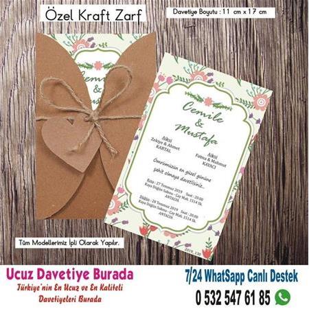 Vintage, Retro Ucuz Davetiyeler -88N BİLGİ ve FİYAT İÇİN WHATSAPP : 0 532 547 61 85