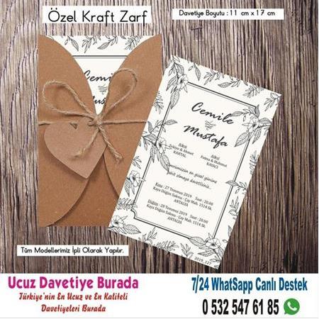 Vintage, Retro Ucuz Davetiyeler -11N BİLGİ ve FİYAT İÇİN WHATSAPP : 0 532 547 61 85