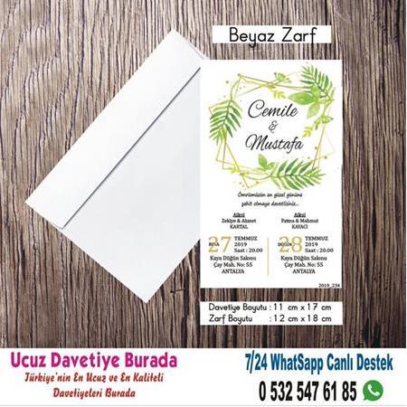 Vintage, Retro Ucuz Davetiyeler -113- BİLGİ ve FİYAT İÇİN WHATSAPP : 0 532 547 61 85