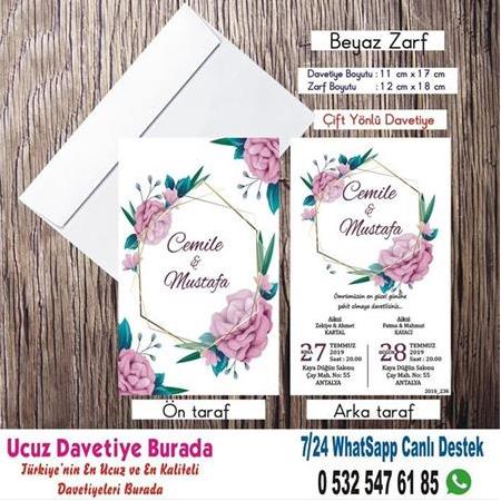 Vintage, Retro Ucuz Davetiyeler -115- BİLGİ ve FİYAT İÇİN WHATSAPP : 0 532 547 61 85