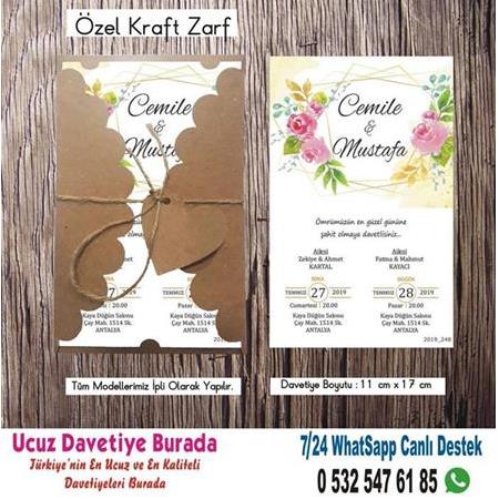 Vintage, Retro Ucuz Davetiyeler -116- BİLGİ ve FİYAT İÇİN WHATSAPP : 0 532 547 61 85