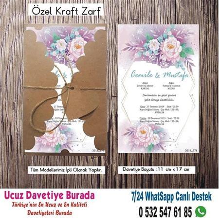 Vintage, Retro Ucuz Davetiyeler  19- BİLGİ ve FİYAT İÇİN WHATSAPP : 0 532 547 61 85