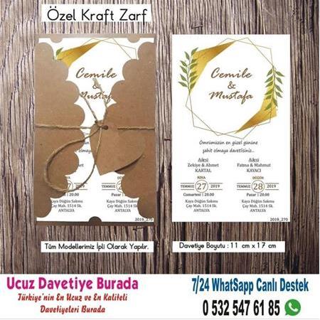 Vintage, Retro Ucuz Davetiyeler -27- BİLGİ ve FİYAT İÇİN WHATSAPP : 0 532 547 61 85